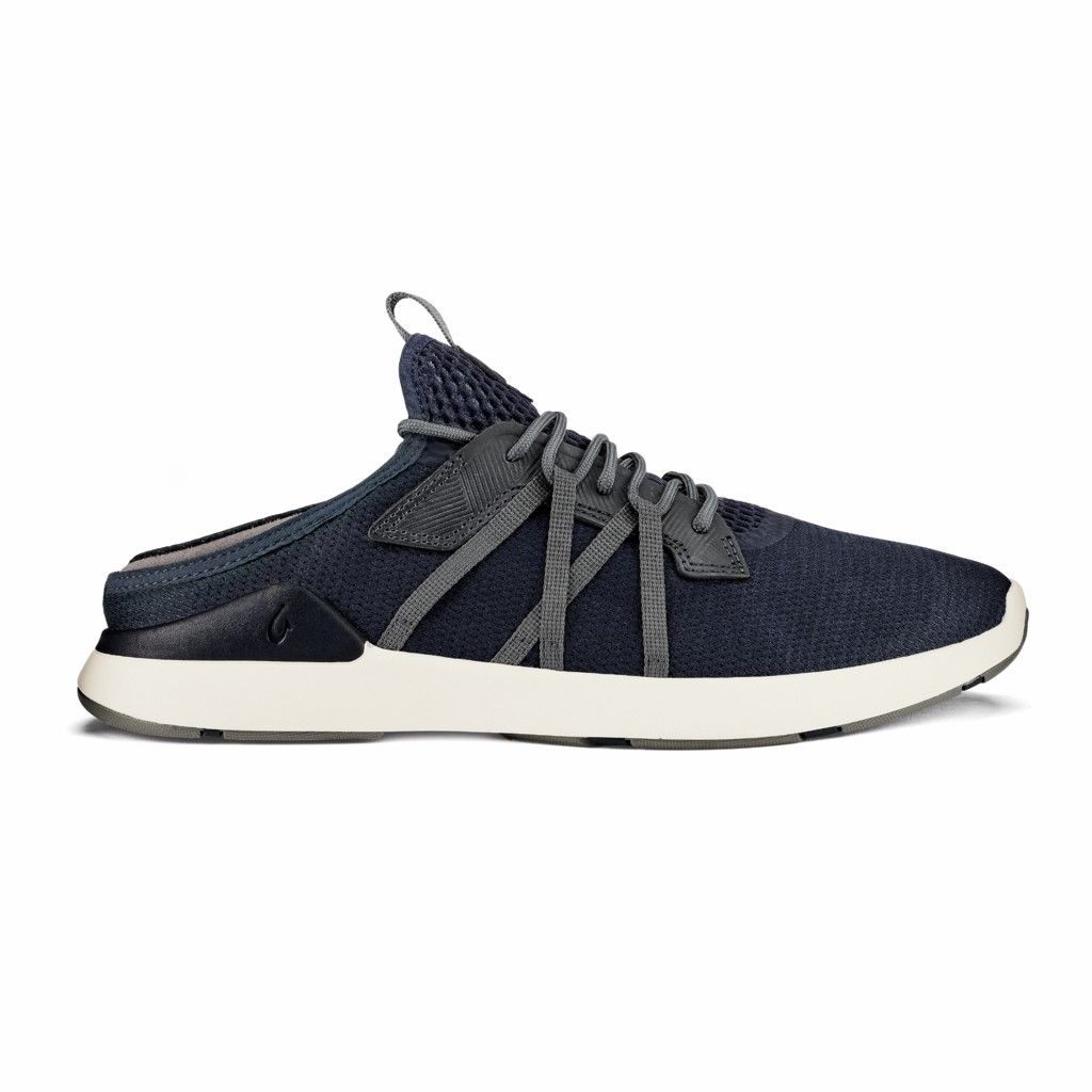 Olukai Men's Mio LI Sneaker - Trench Blue / Charcoal US751-036